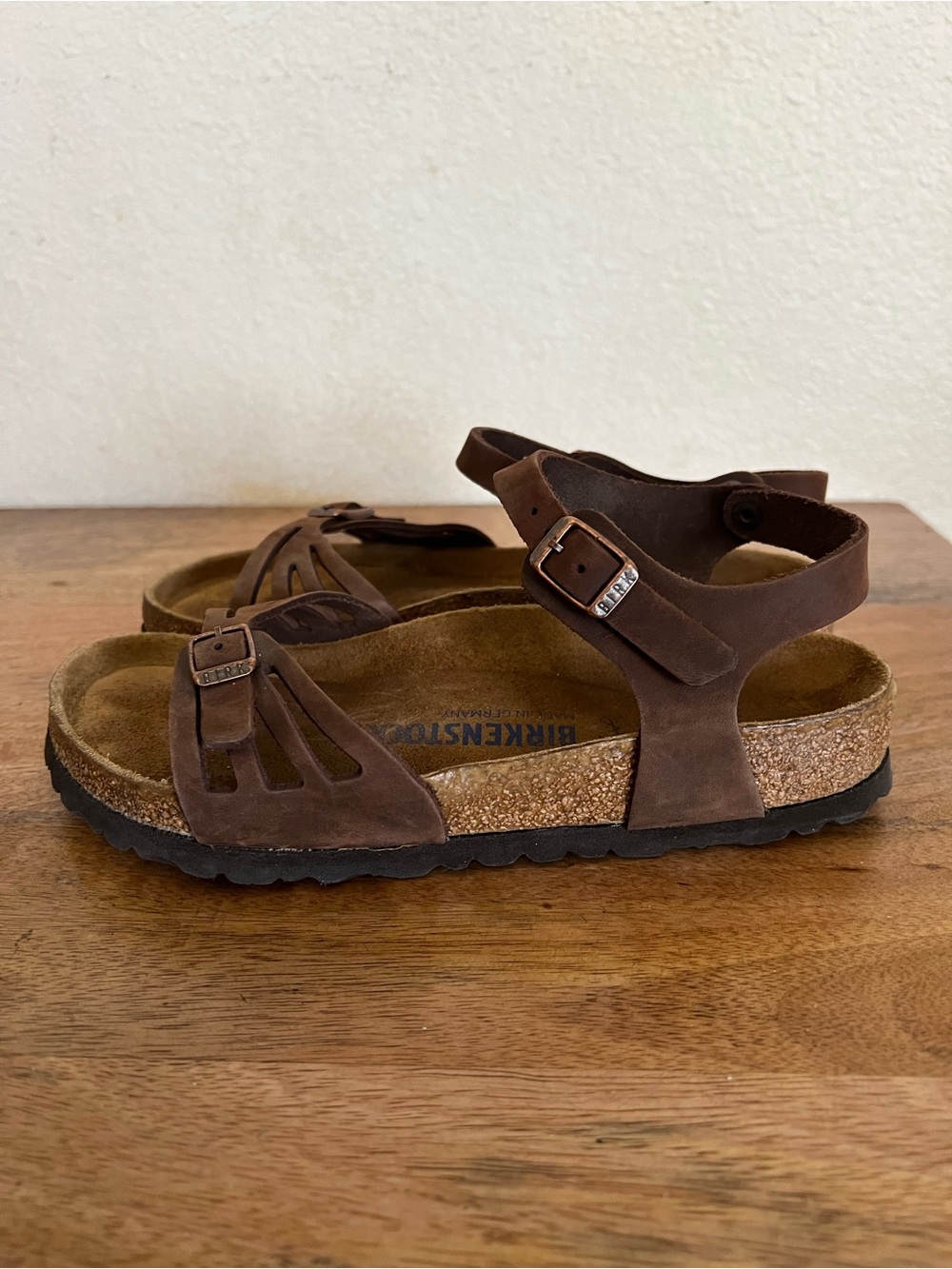 Birkenstock BALI Habana Oiled Sandals Size 37 L 6-6.5 Regular fit - Picture 4 of 10